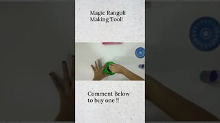 Magic Rangoli Making Tool 2022 ! #shorts