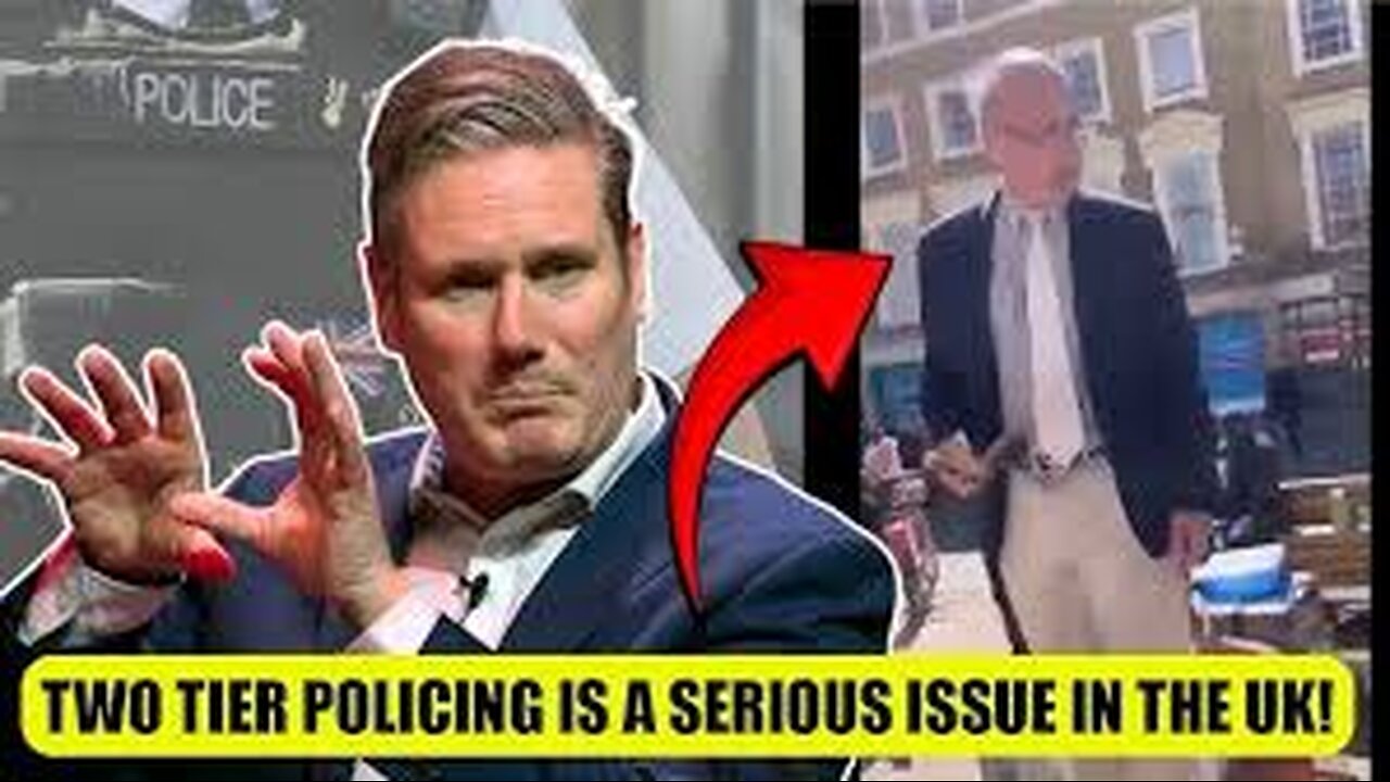 SHOCKING Footage Shows Two Tier Policing As UK Police Arrest Elderly Christian Preacher!