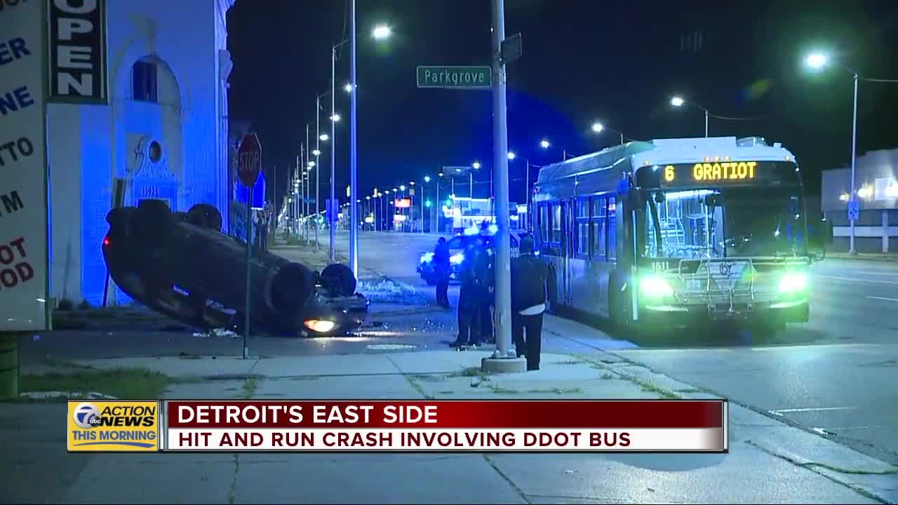 Police investigating hit-and-run crash involving DDOT bus