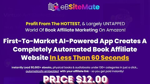 eBSiteMate Review | affiliate website builder, Review Warriorplus