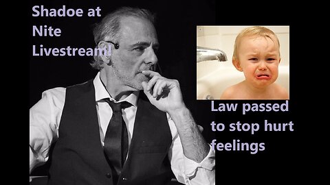 Shadoe at Nite Fri Oct. 29th/2023 Bylaw in Waterloo to ban hurt feelings passes
