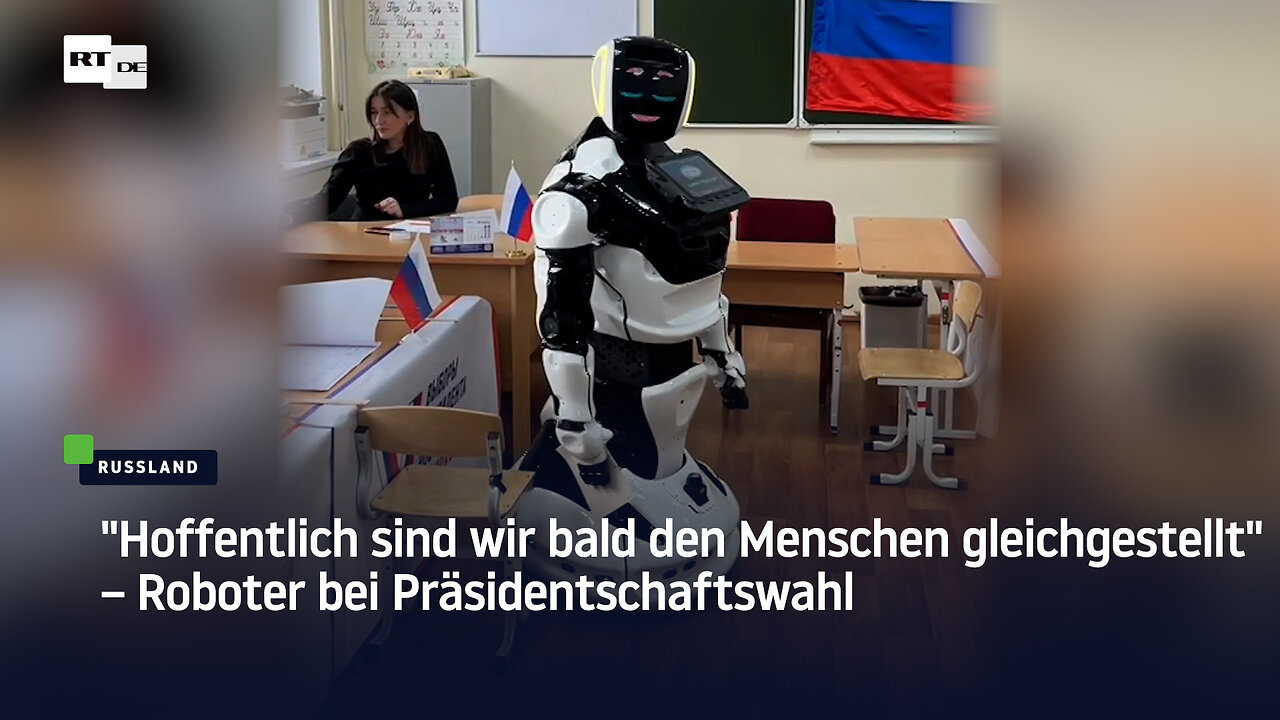 Russland: "Hoffentlich sind wir bald den Menschen gleichgestellt" – Roboter bei Präsidentschaftswahl