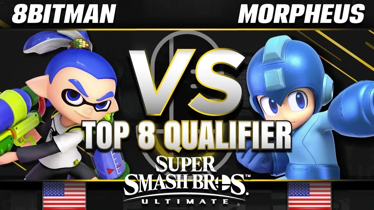 AMG | 8BitMan (Inkling/R.O.B.) vs. Morpheus (Mega Man) - Losers Top 8 Qualifier - SC United
