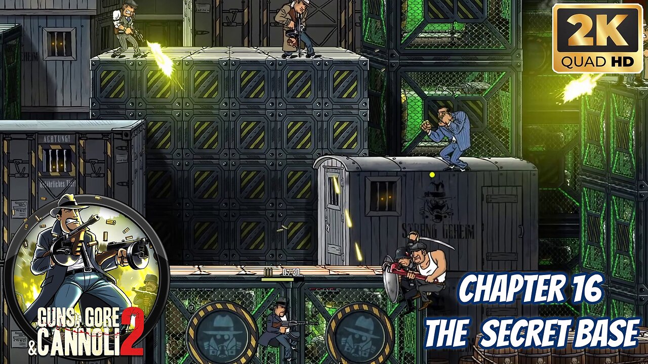 Guns Gore and Cannoli 2 - Chapter 16 - The Secret Base - 2k 60FPS