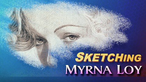 Sketching Myrna Loy