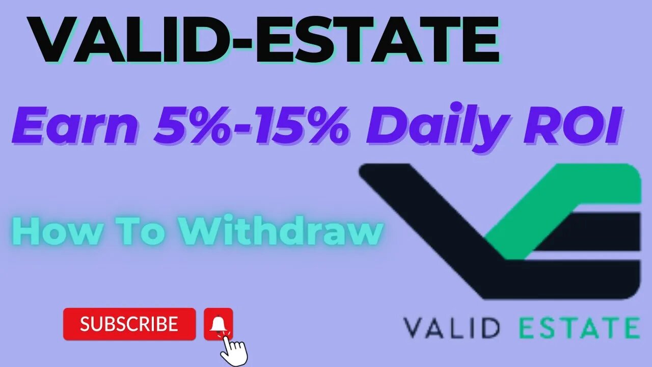 Valid Estate | How To Withdraw Your Profits 💰