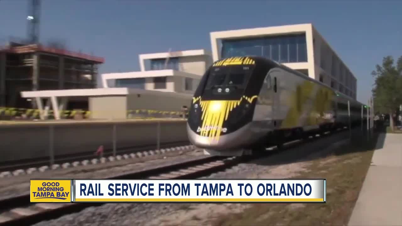 Rail service from Tampa to Orlando could be on the way