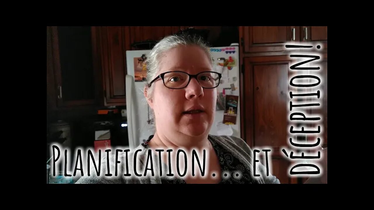 VLOG planification et déception en AUTOSUFFISANCE! #263