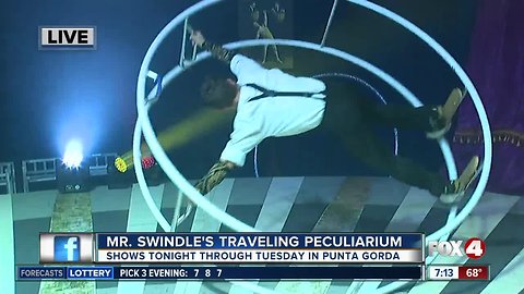 Mr. Swindle's Traveling Peculiarium comes to Punta Gorda - 7am live report