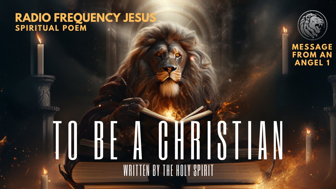 To Be a Christian. Powerful Uplifting Spiritual Poem of Promised Blood Covenant of Jesus.
