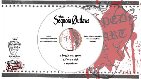 The Sequoia Outlaws 💿 Demo CD. (Circa 2004/2005 Full 3-Song) Michigan band.