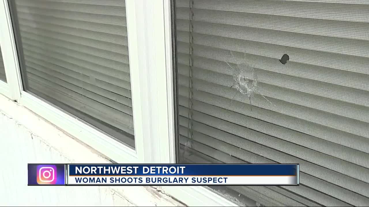 Detroit woman shoots burglary suspect