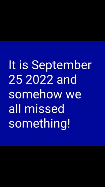 Somehow we all missed it!