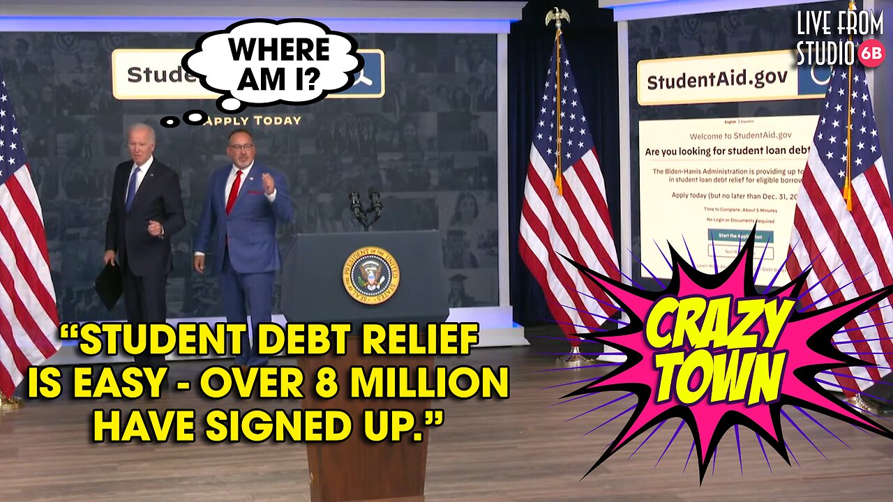 Joe Biden Freezes Up on Student Aid (Crazy Town)