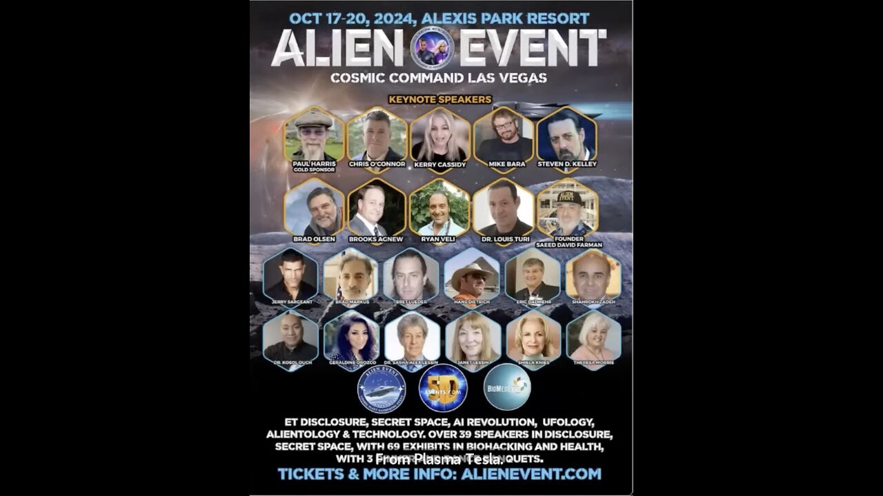 ALIEN EVENT MEET THE SPEAKERS LIVE SHOW