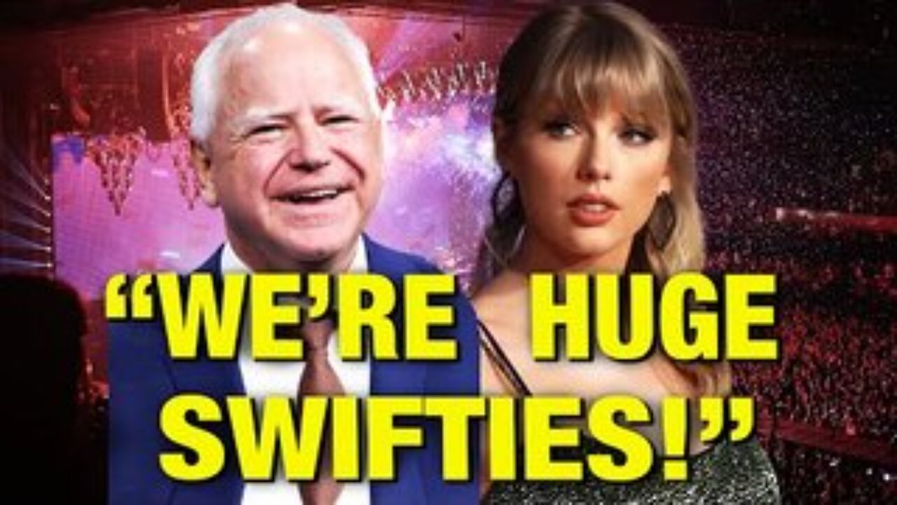 Tim Walz Is GIDDY About Taylor Swift Endorsement!