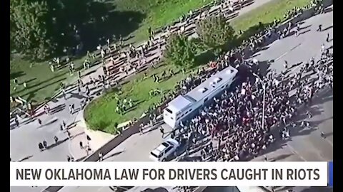 Oklahoma Governor Signs Bill Protecting Drivers Who Hit Unhinged Protesters