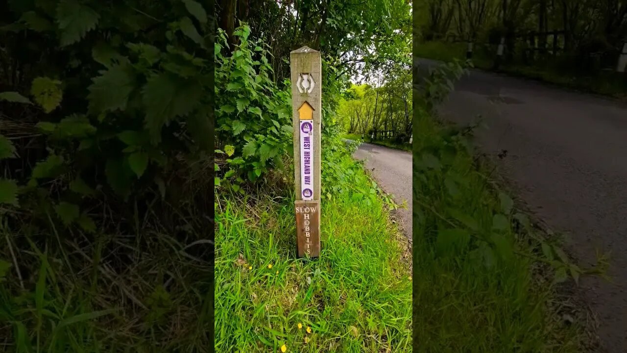 The West Highland Way sign post Scotland