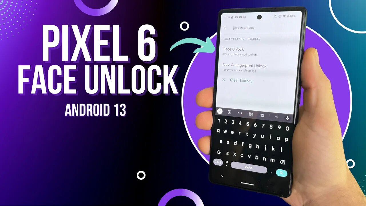 Pixel 6 / Pro Android 13 Face Unlock!