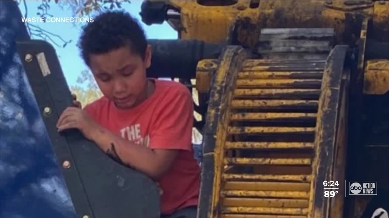 Sanitation worker saves 7-year-old boy