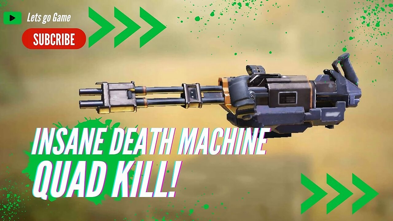 CALL OF DUTY Mobile: Insane Death Machine Quad Kill!