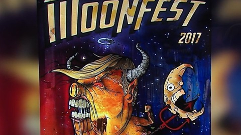 Some people find Moonfest 2017 poster offensive