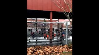 Kindergartners Forced To Eat Lunch Outside in 40 Degree Weather in Portland Because of COVID