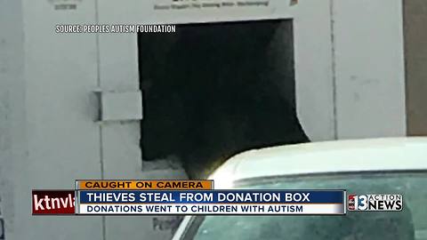 Thieves steal from autism foundation donations