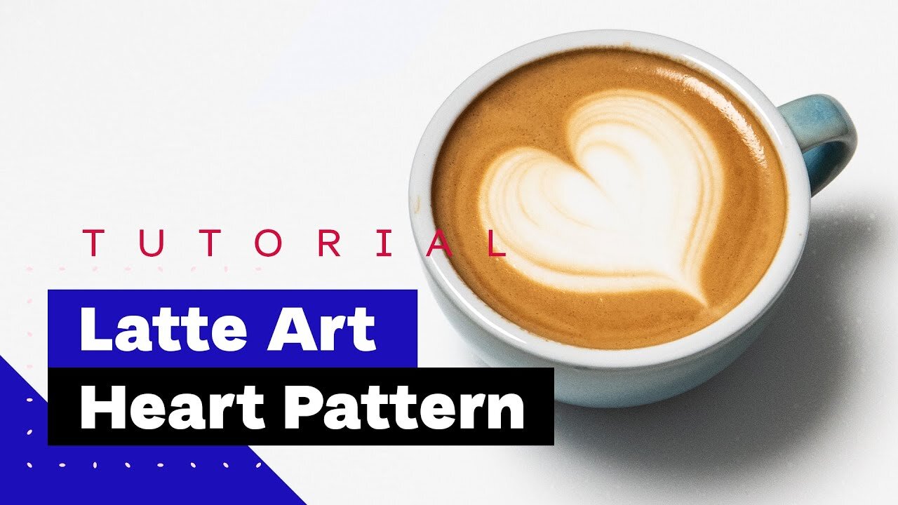 Latte Art For Beginners: How To Pour Heart (Latte Art Tutorial) 🖤