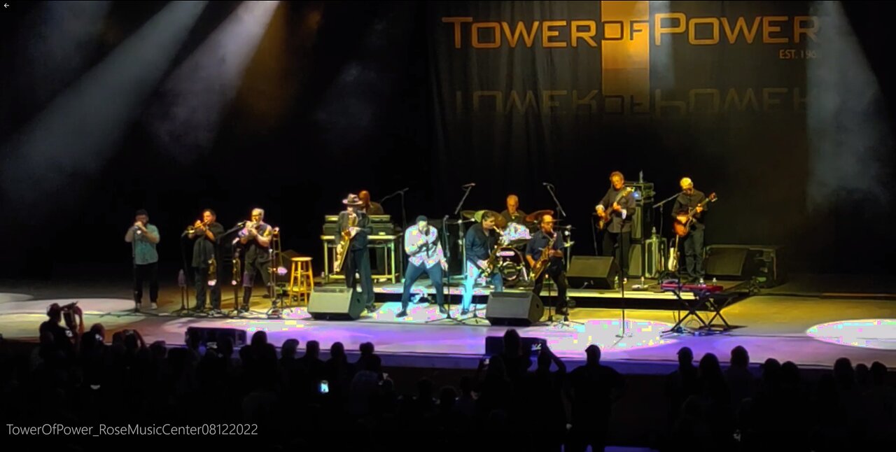 Tower of Power at the Rose Music Center Huber Heights Ohio 8/12/2022