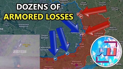 Dozens of Armored Losses As Ukrainian Offensive Struggles | F-16 To Ukraine Announced