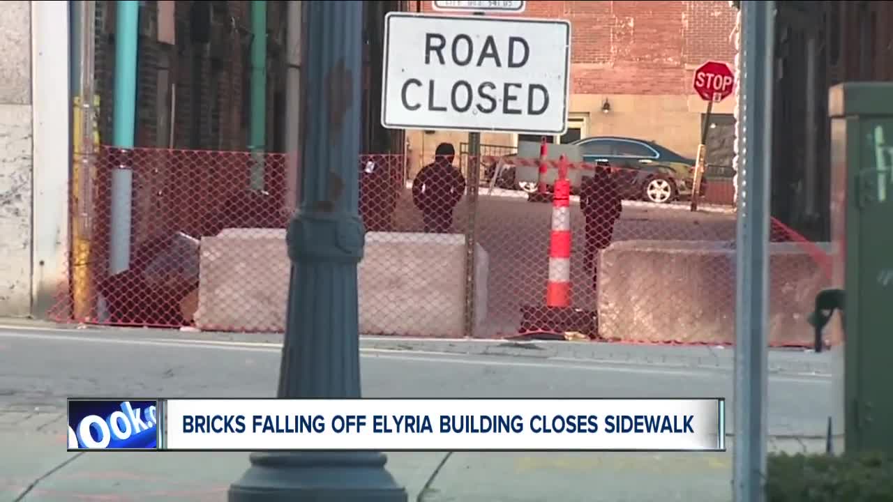 Elyria reaching out to business and building owners to figure out how to fix falling bricks