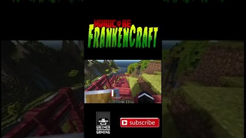 Minecrafters react to seeing Mount Frankenmore! #shorts