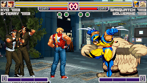 MUGEN - Sander71113's Chars - E-Terry & Kyo vs. Wolverine & Sasquatch - Download