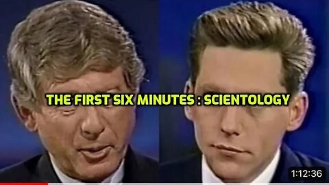 The first six minutes of Ted Kopple’s Scientology debate : Is this a religion ? #tiktok