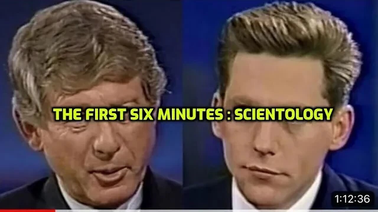 The first six minutes of Ted Kopple’s Scientology debate : Is this a religion ? #tiktok