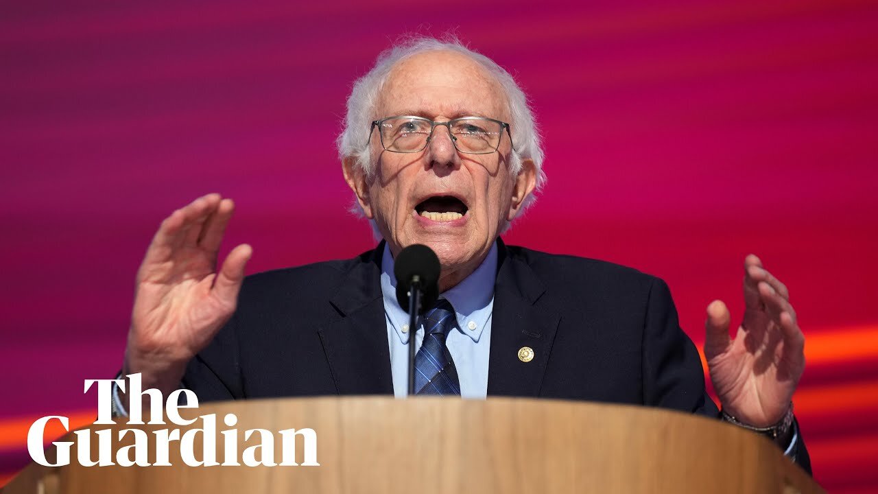 Bernie Sanders tells Democrats 'we will win this struggle' and urges end to war in Gaza