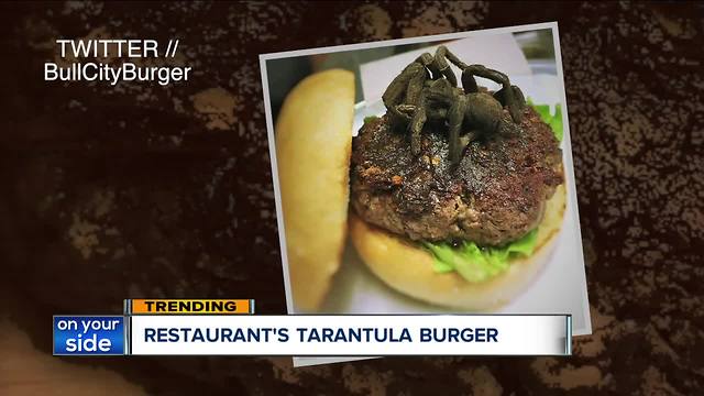 North Carolina restaurant debuts Tarantula burger