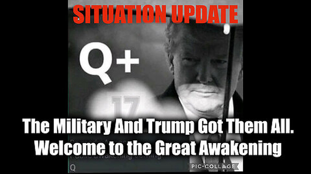 Situation Update 10.30.2024 - The Military And Trump Got Them All. Welcome to the Great Awakening