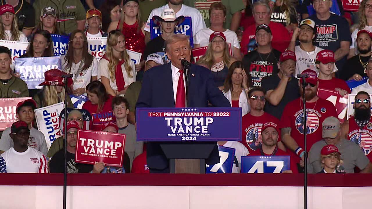 President Trump in Wilkes-Barre, PA