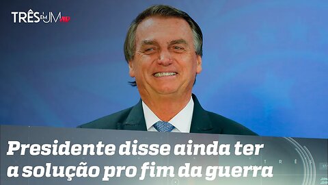 Bolsonaro fala sobre andamento do acordo para importar diesel da Rússia