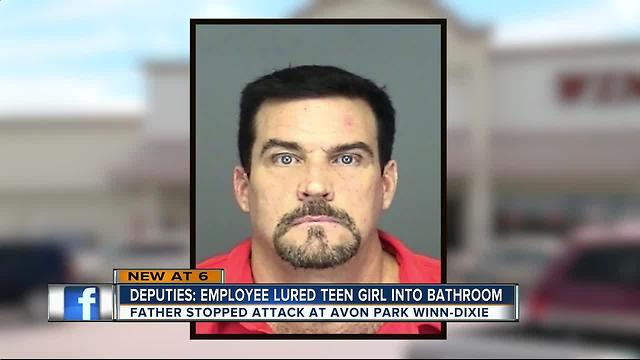 Employee charged with sexually assaulting teen in grocery store bathroom