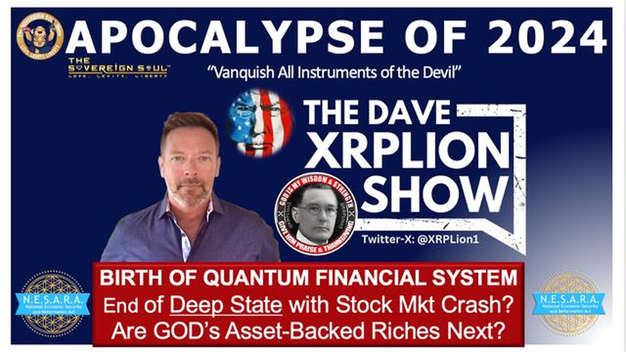 The 2024 Stock Market Crash: Is it Apocalypse for Cabal & Open Birth of Quantum Financial System?