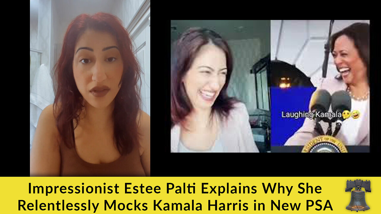 Impressionist Estee Palti Explains Why She Relentlessly Mocks Kamala Harris in New PSA