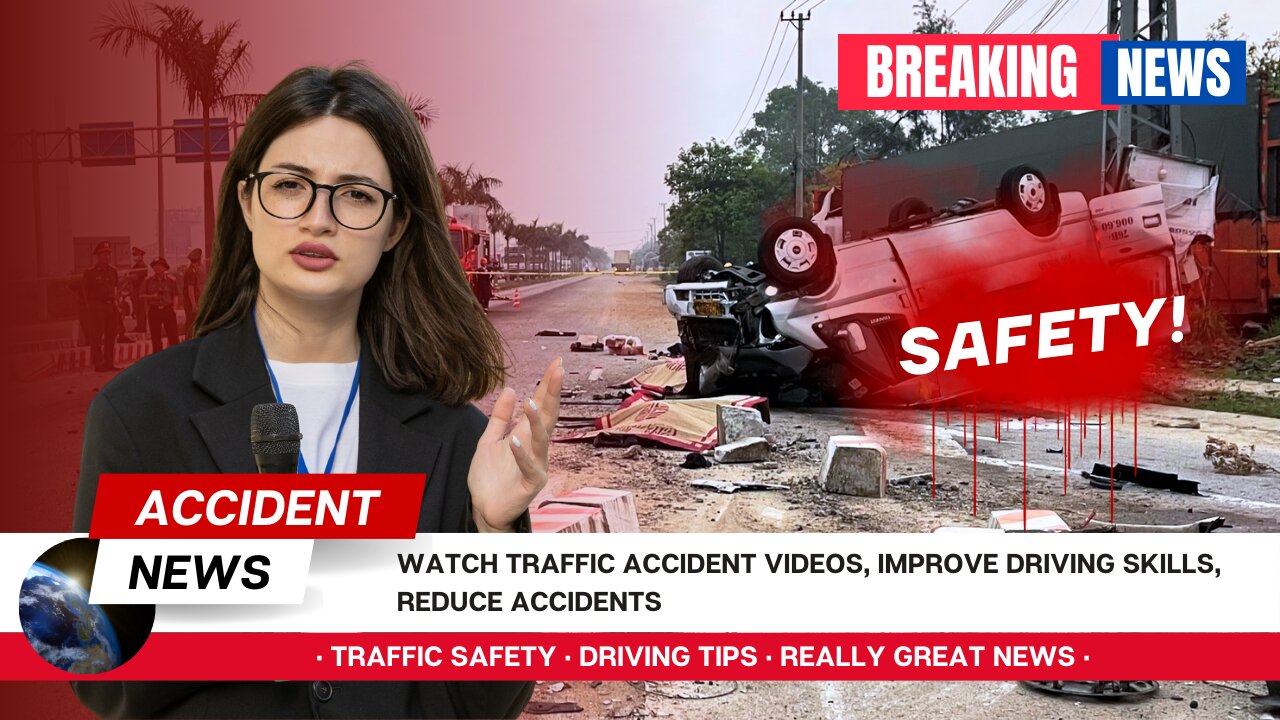 Watch traffic accident videos, improve driving skills, reduce accidents #TrafficSafety