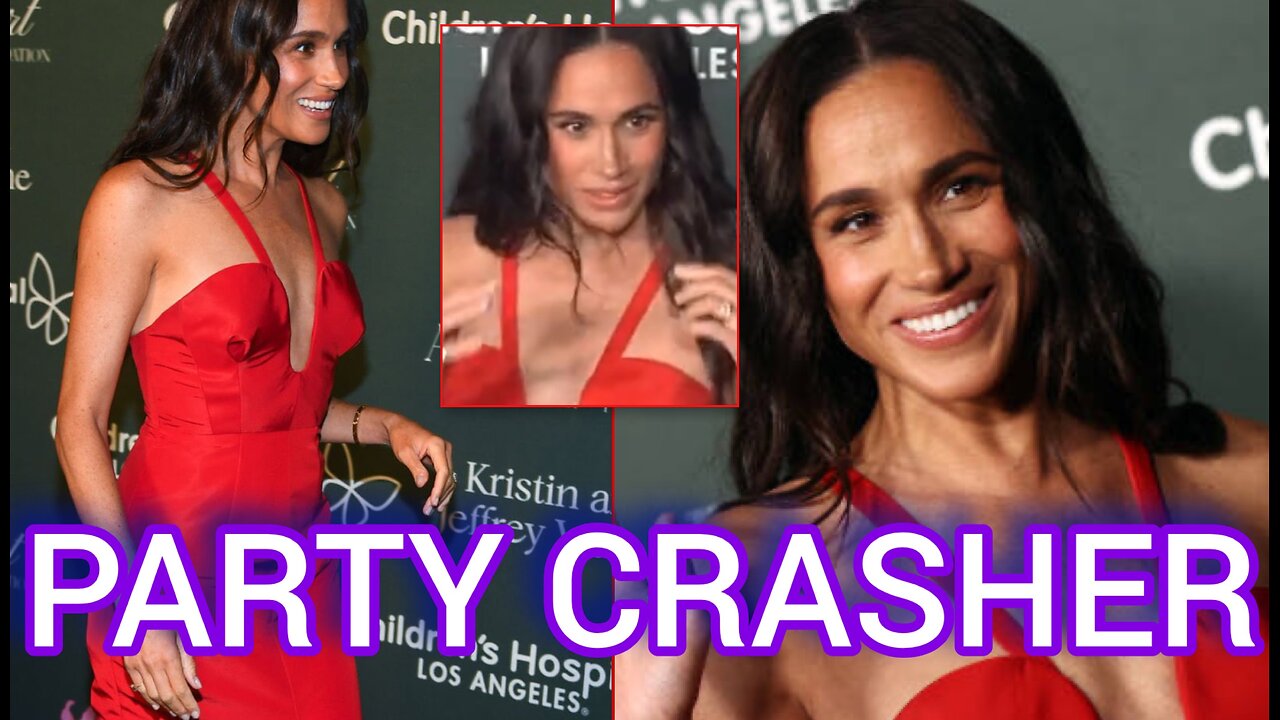 Lady Of The Night Meghan Markle CRASHES the Carpet at Children’s LA Event