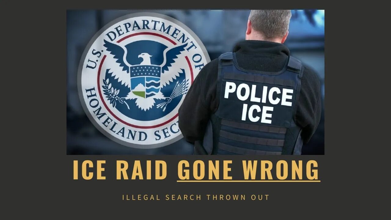 Illegal Search of illegal immigrant by ICE leads to suppression