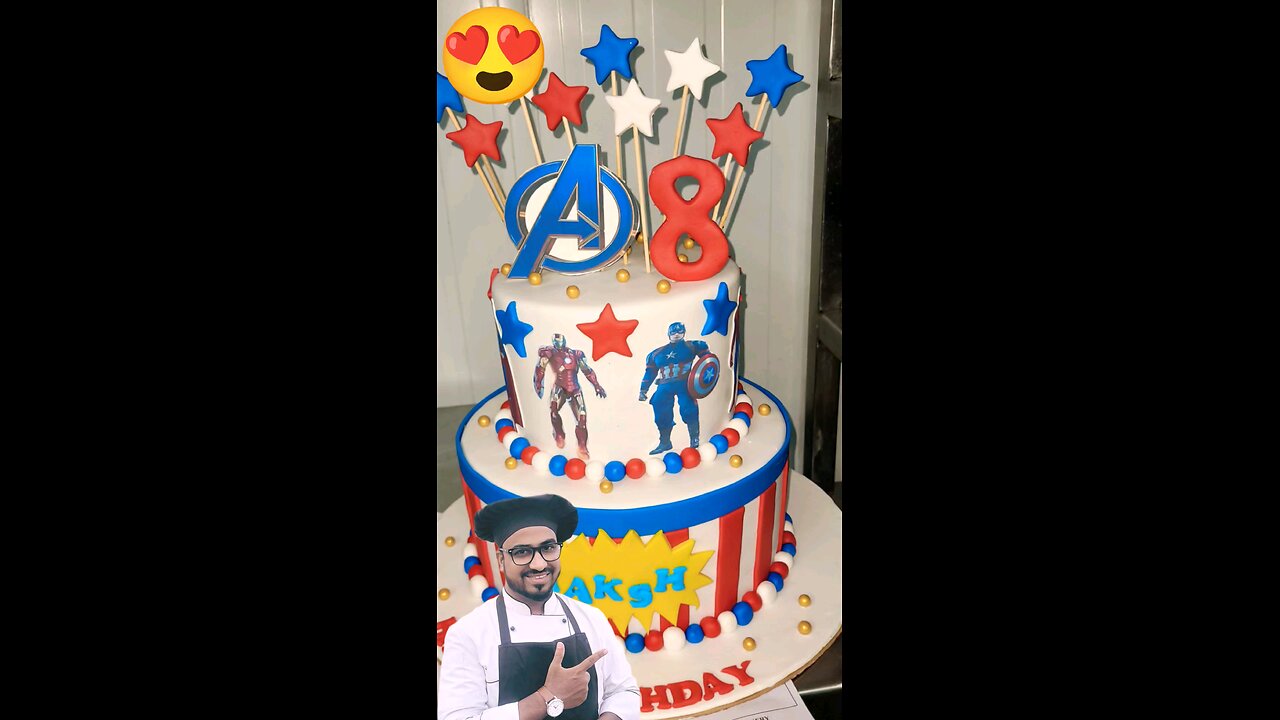 WOOW AVANGERS Theme CAKE: SAM CAKES CRAFT! 😋 #shorts #youtubeshorts #viral #trending #cake