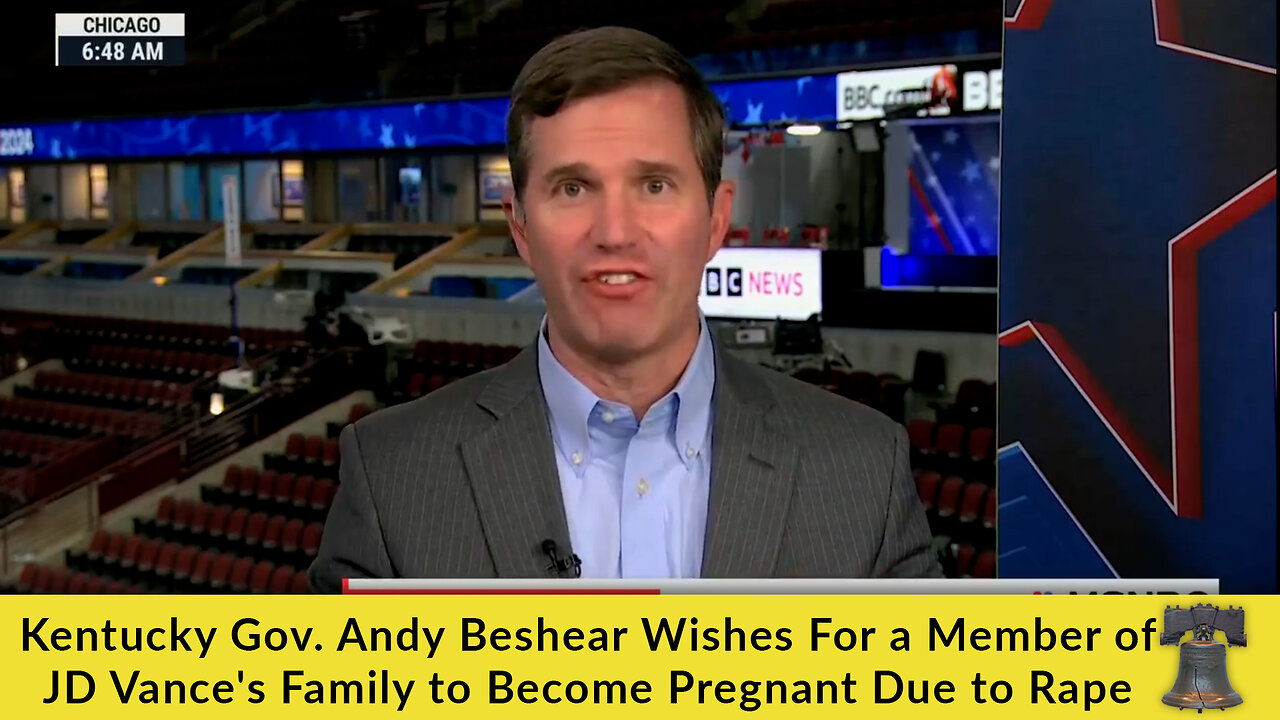 Kentucky Gov. Andy Beshear Wishes For a Member of JD Vance's Family to Become Pregnant Due to Rape