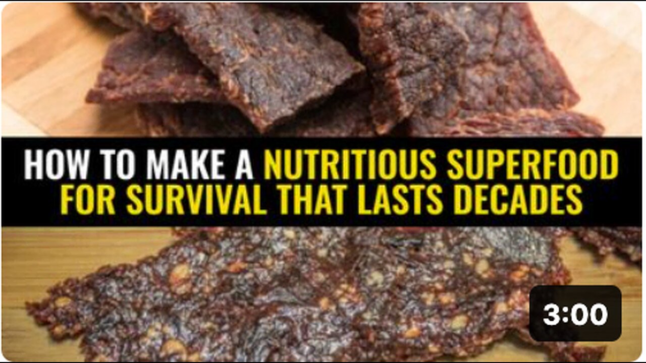 How to make a nutritious superfood for survival that lasts decades